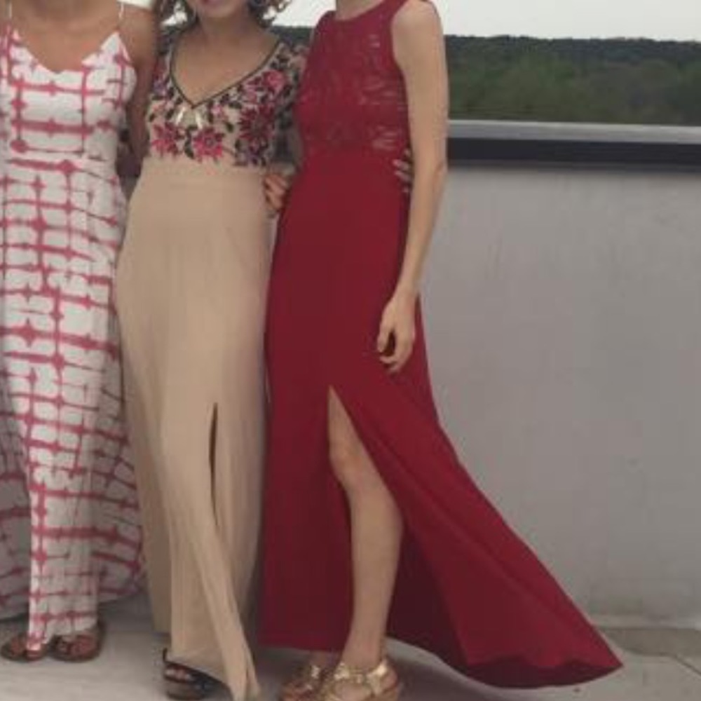Morgan & co. Red formal dress from Nordstrom